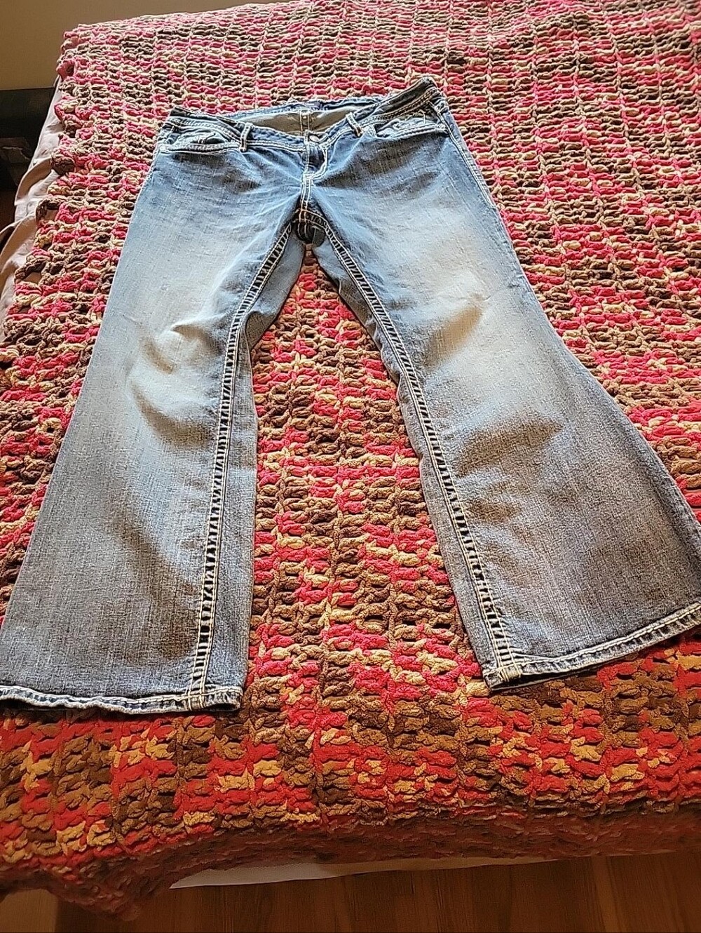 Vigoss Light Blue Flare Jeans - Wide Leg